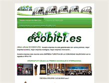 Tablet Screenshot of ecobici.es